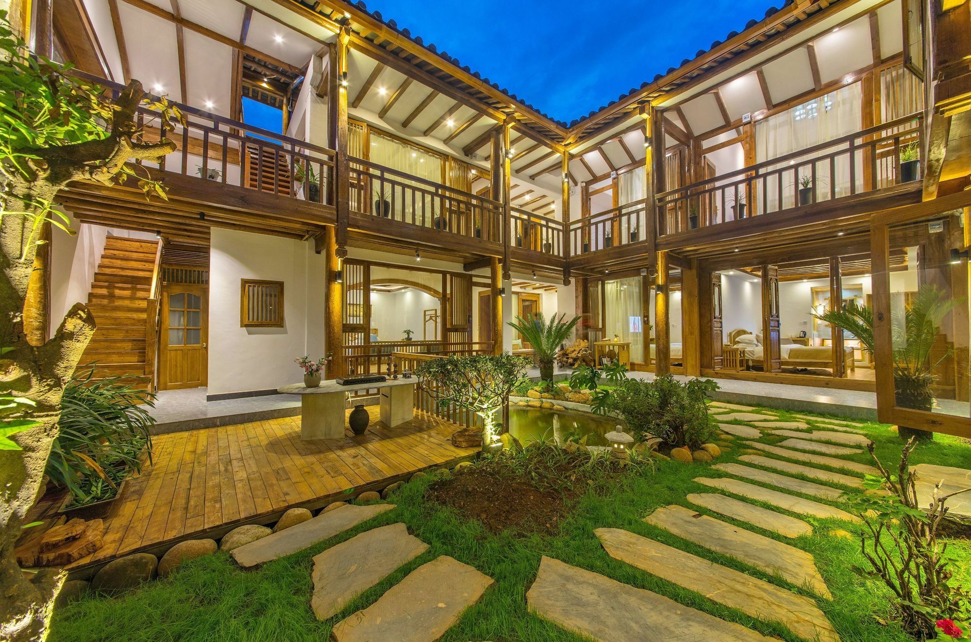 桐墅客栈 Lijiang Village House Bagian luar foto